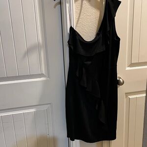 Fashion to Figure Black One-Shoulder Dress